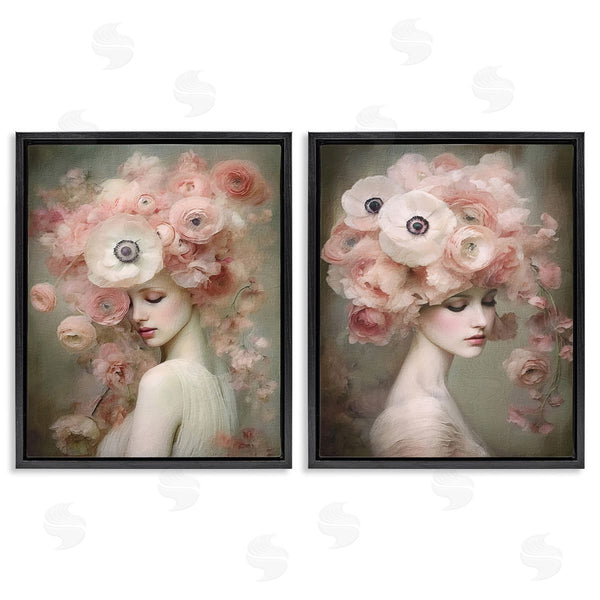Stupell Industries Riley B | Coral Blush Female Figure Wall Art