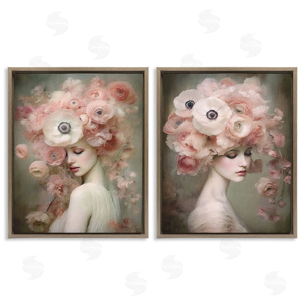 Stupell Industries Riley B | Coral Blush Female Figure Wall Art