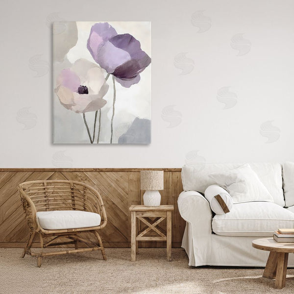 Stupell Industries Riley B | Lavender Haze Floral Pair Wall Art