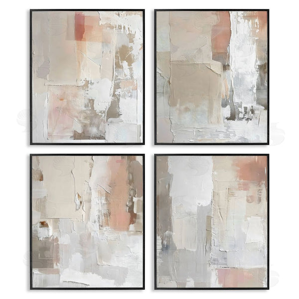 Stupell Industries Riley B | Layered Blush Abstracts Wall Art