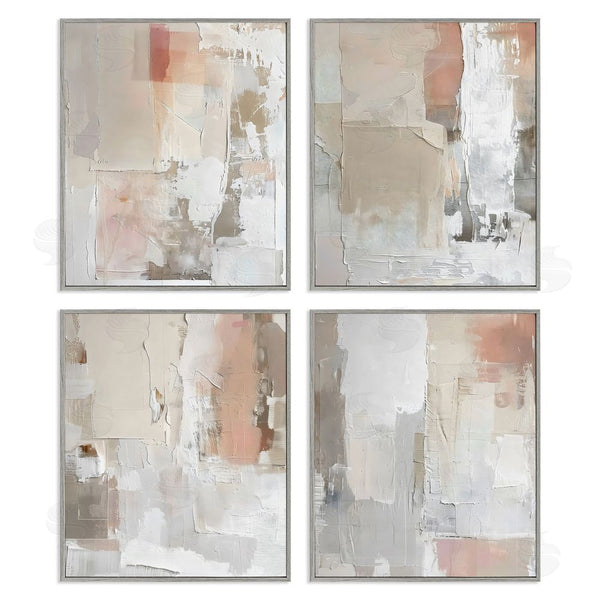 Stupell Industries Riley B | Layered Blush Abstracts Wall Art