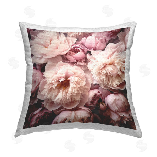 Stupell Industries Riley B | Mixed Peony Flowers Printed Throw Pillow