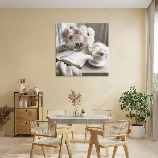 Stupell Industries Riley B | Morning Coffee Journaling Wall Art