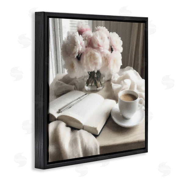 Stupell Industries Riley B | Morning Coffee Journaling Wall Art