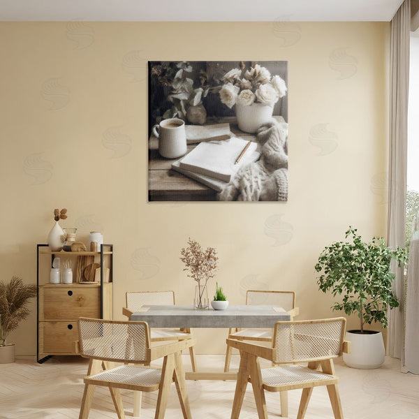 Stupell Industries Riley B | Morning Coffee & Journaling Wall Art