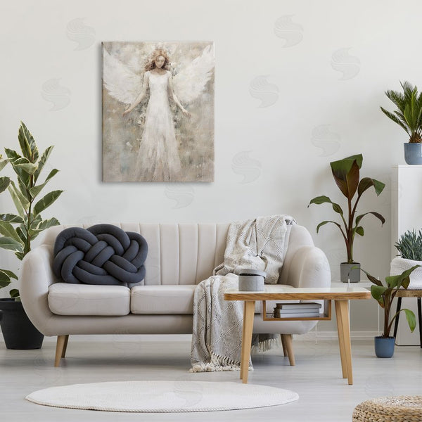 Stupell Industries Riley B | Soft Abstract Angel Wall Art