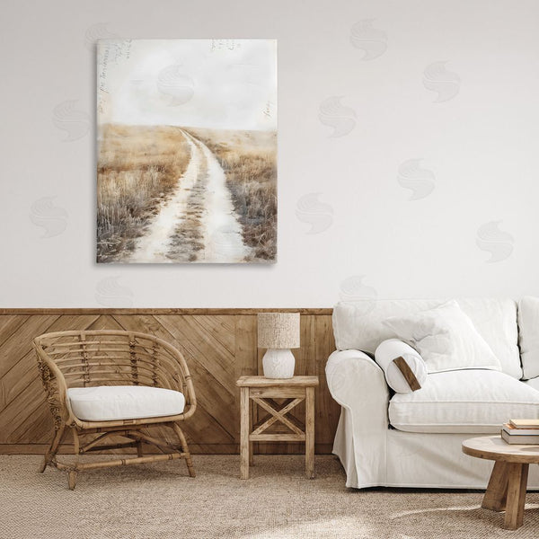 Stupell Industries Riley B | Soft Prairie Dirt Road Wall Art