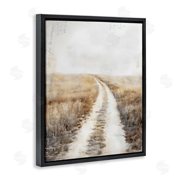 Stupell Industries Riley B | Soft Prairie Dirt Road Wall Art