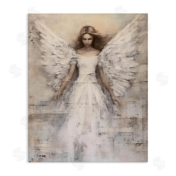 stupell industries Riley B | Spiritual Abstract Angel Wall Art
