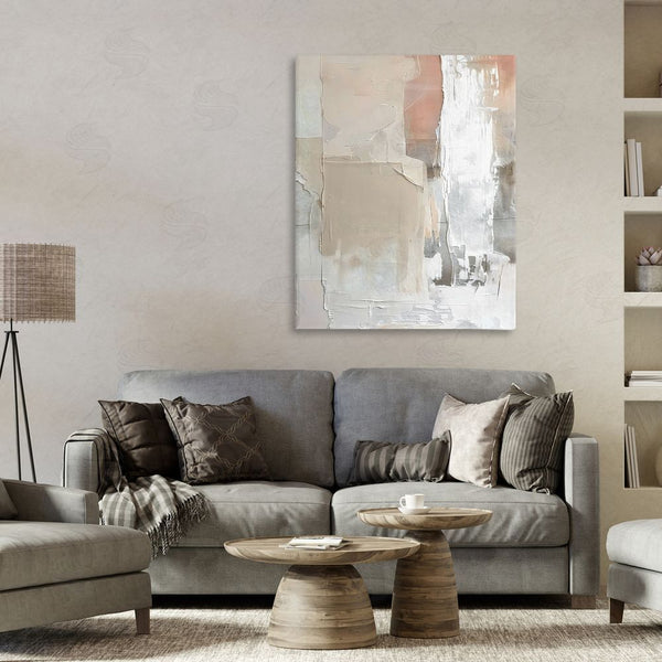 Stupell Industries Riley B | Subtle Blush Abstract Wall Art