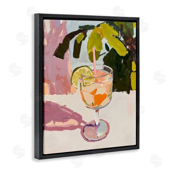 Stupell Industries Riley B | Tropical Summer Cocktail