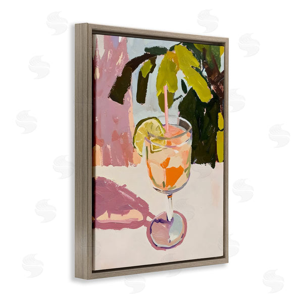Stupell Industries Riley B | Tropical Summer Cocktail