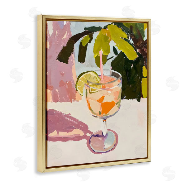 Stupell Industries Riley B | Tropical Summer Cocktail
