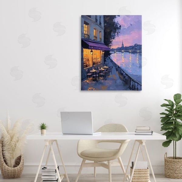 Stupell Industries Riley B | Twilight In Paris Scene Wall Art