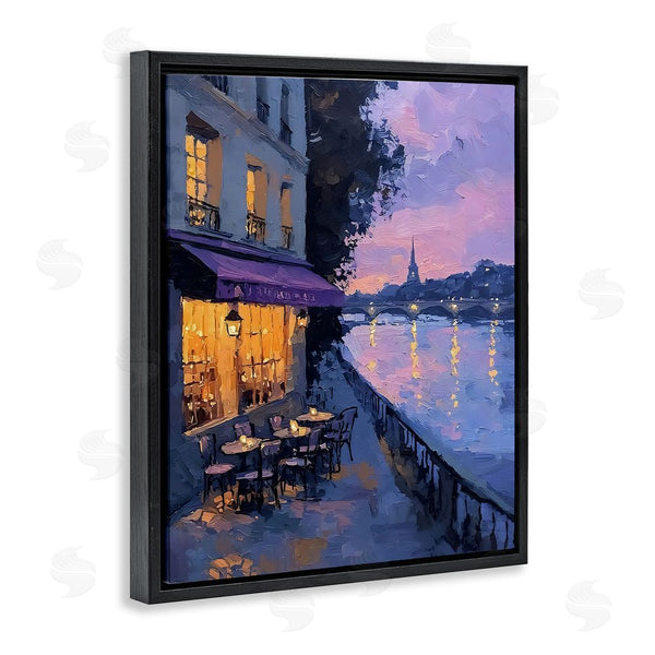 Stupell Industries Riley B | Twilight In Paris Scene Wall Art