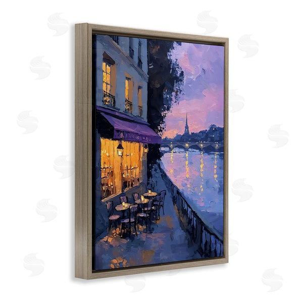 Stupell Industries Riley B | Twilight In Paris Scene Wall Art