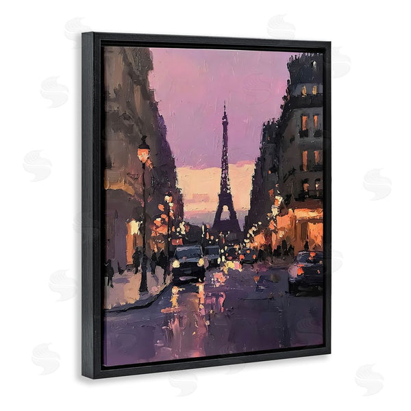 Stupell Industries Riley B | Twilight In Paris Streets Wall Art