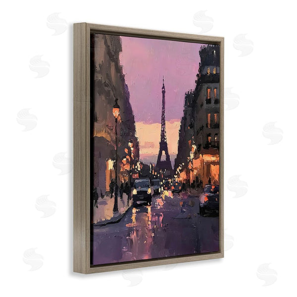 Stupell Industries Riley B | Twilight In Paris Streets Wall Art