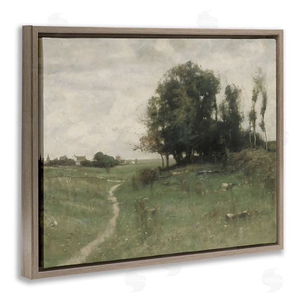 Stupell Industries Riley B | Vintage Farmhouse Countryside Path Wall Art