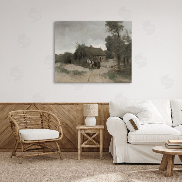 Stupell Industries Riley B | Vintage Farmhouse Rustic Cottage Wall Art