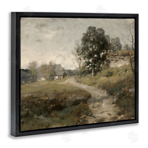 Stupell Industries Riley B | Vintage Farmhouse Scenic Landscape Wall Art