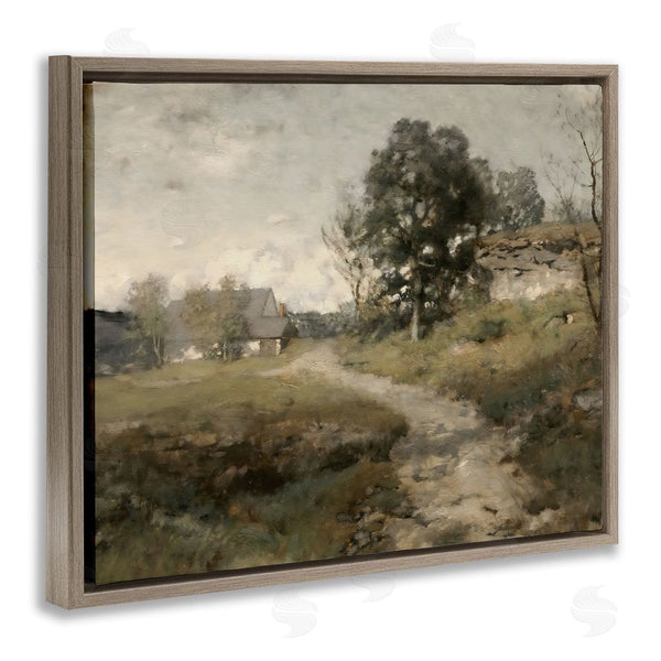 Stupell Industries Riley B | Vintage Farmhouse Scenic Landscape Wall Art