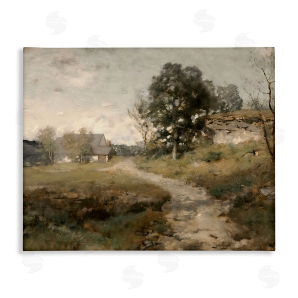 stupell industries Riley B | Vintage Farmhouse Scenic Landscape Wall Art