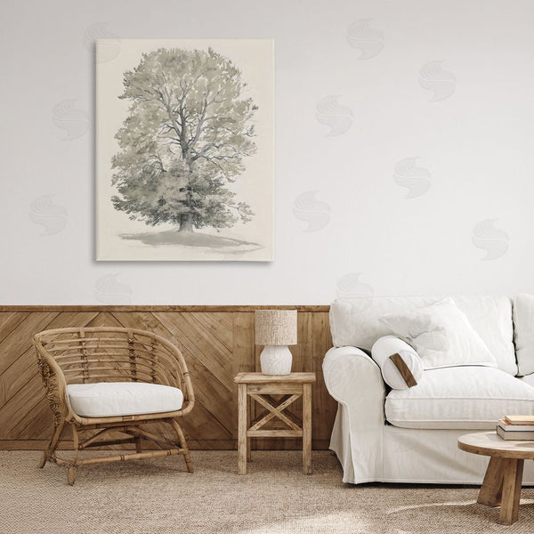Stupell Industries Riley B | Vintage Farmhouse Tall Tree Wall Art