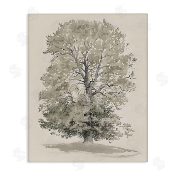 stupell industries Riley B | Vintage Farmhouse Tall Tree Wall Art