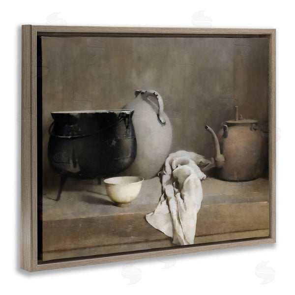 Stupell Industries Riley B | Vintage Farmhouse Vase Still Life Wall Art