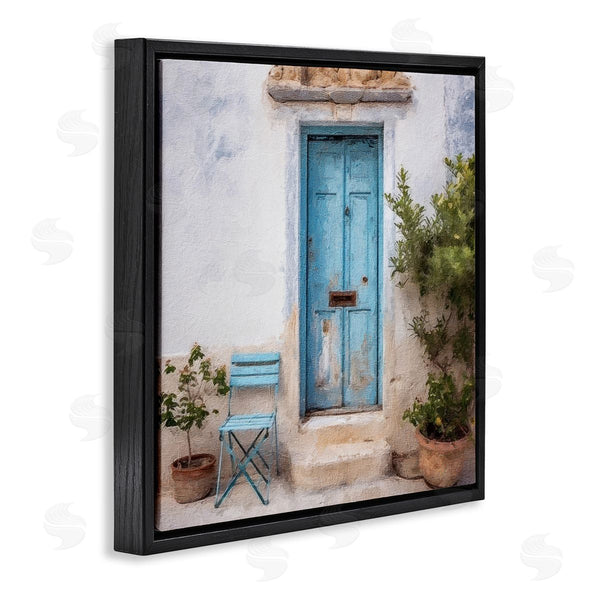 Stupell Industries RileyB | Blue Town Doorway Wall Art