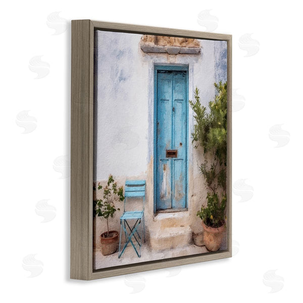 Stupell Industries RileyB | Blue Town Doorway Wall Art