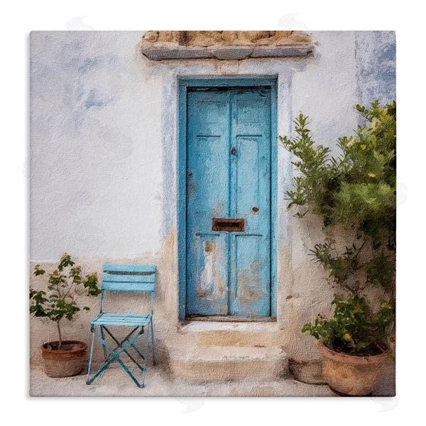 stupell industries RileyB | Blue Town Doorway Wall Art