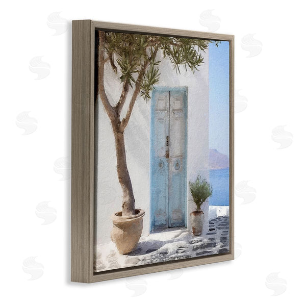 Stupell Industries RileyB | Coastal Greek Door Wall Art