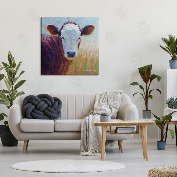 Stupell Industries Rita Kirkman | Country Cow Gazing Painting Wall Art
