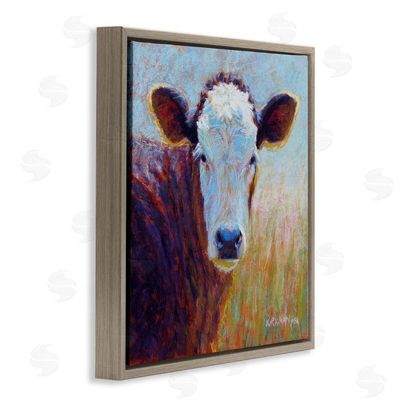 Stupell Industries Rita Kirkman | Country Cow Gazing Painting Wall Art