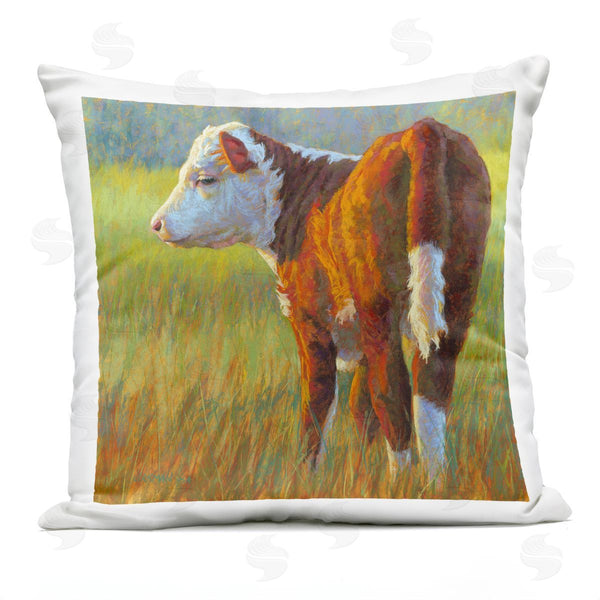 Stupell Industries Rita Kirkman | Farm Animal Cattle Grazing Printed Throw Pillow