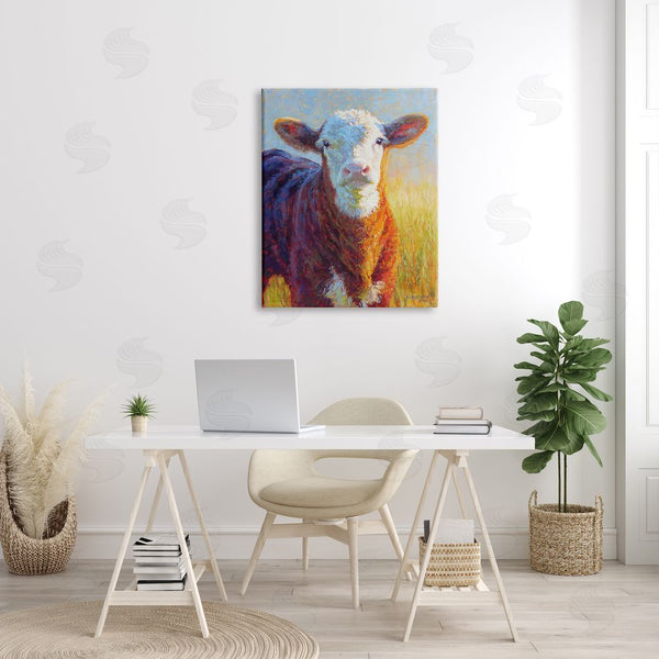 Stupell Industries Rita Kirkman | Happy Cow Farmhouse Grassland Wall Art