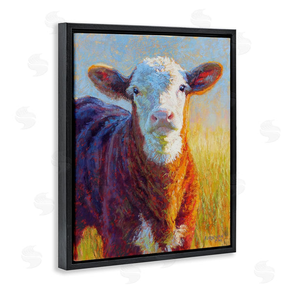 Stupell Industries Rita Kirkman | Happy Cow Farmhouse Grassland Wall Art