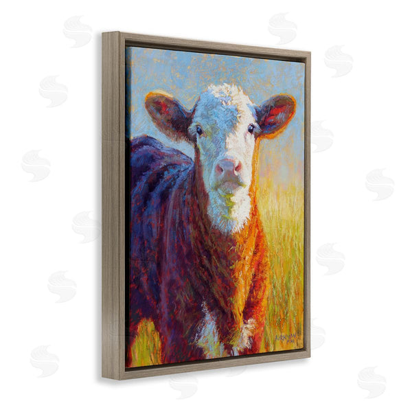 Stupell Industries Rita Kirkman | Happy Cow Farmhouse Grassland Wall Art