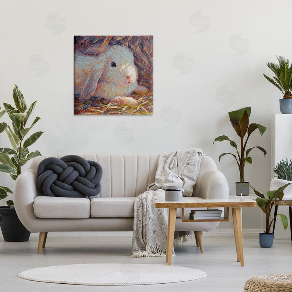 Stupell Industries Rita Kirkman | Impressionist Rabbit Painting Wall Art