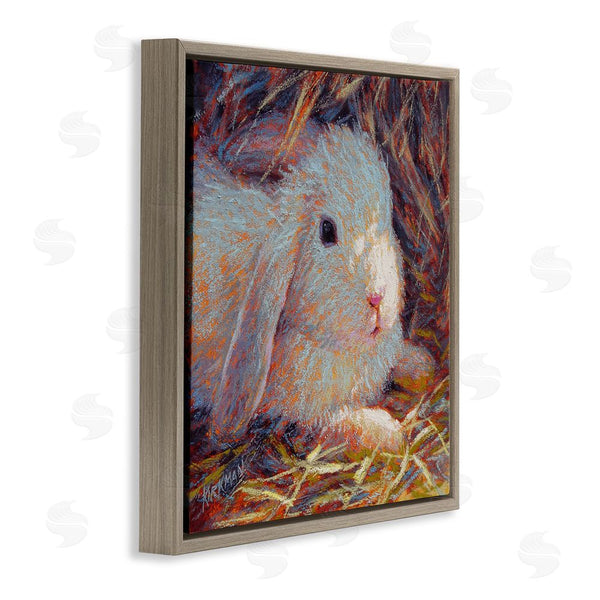 Stupell Industries Rita Kirkman | Impressionist Rabbit Painting Wall Art