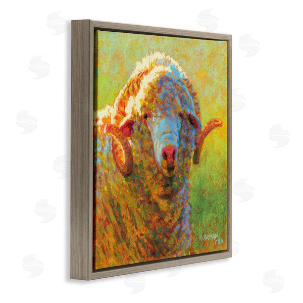 Stupell Industries Rita Kirkman | Impressionist Sheep Country Portrait Wall Art