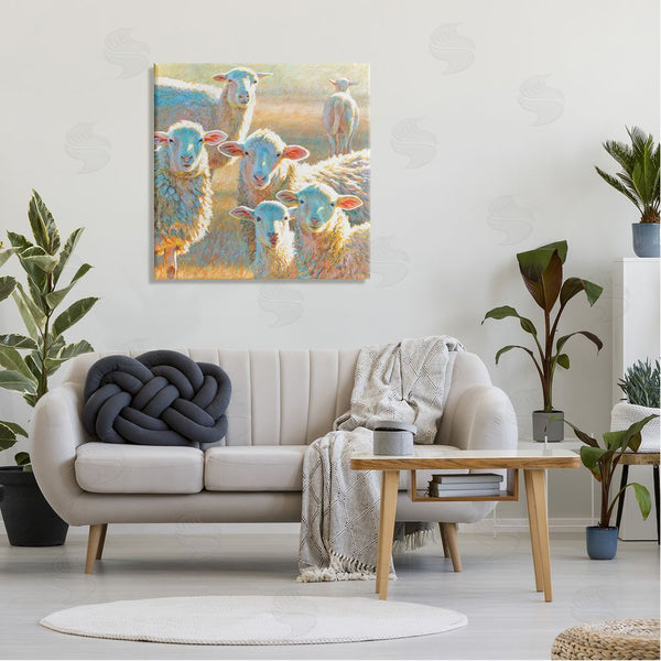 Stupell Industries Rita Kirkman | Modern Country Sheep Farm Animals Wall Art
