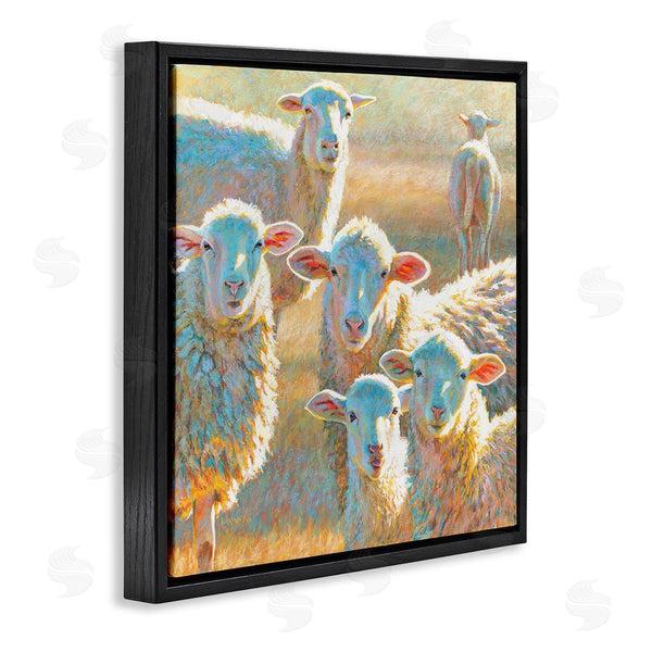 Stupell Industries Rita Kirkman | Modern Country Sheep Farm Animals Wall Art