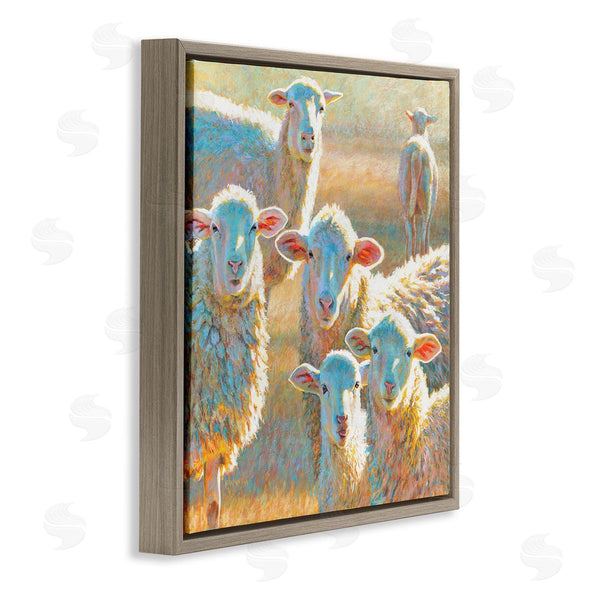 Stupell Industries Rita Kirkman | Modern Country Sheep Farm Animals Wall Art