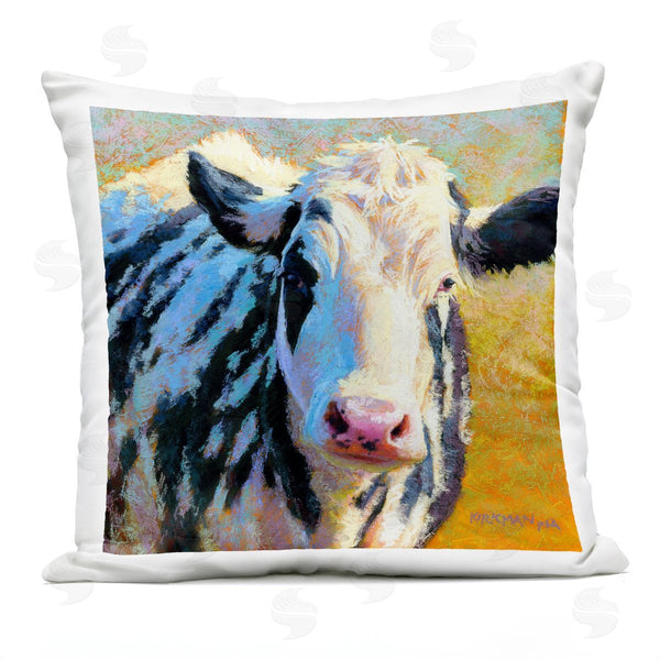 Stupell Industries Rita Kirkman | Modern Cow Farm Animal Printed Throw Pillow