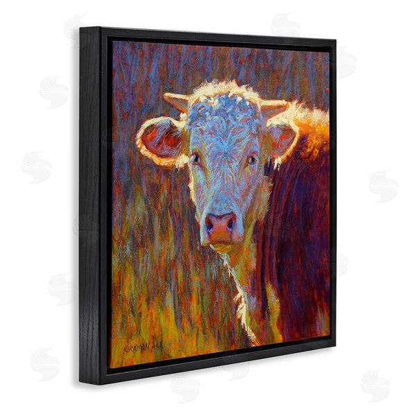 Stupell Industries Rita Kirkman | Modern Cow Portrait Impressionist Wall Art