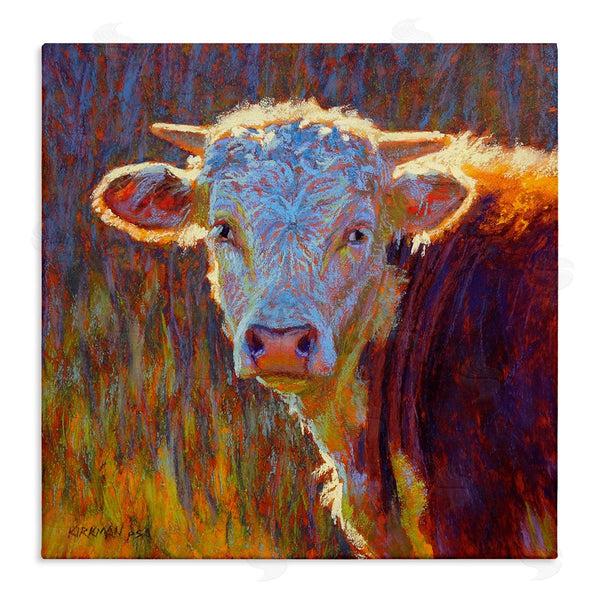 stupell industries Rita Kirkman | Modern Cow Portrait Impressionist Wall Art