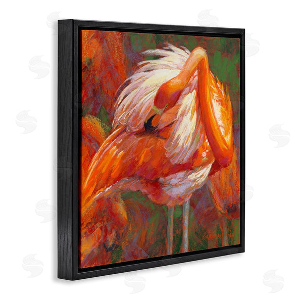 Stupell Industries Rita Kirkman | Preening Flamingo Wildlife Nature Wall Art
